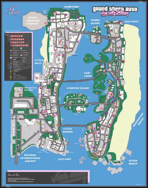vice city map|vice city interactive map.